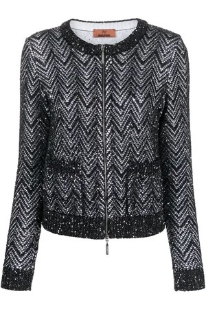 Missoni Chevron sequin-embellished jacket
