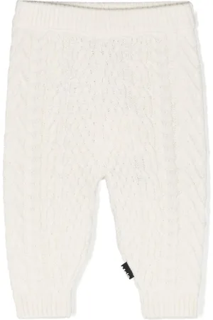 Molo Sedge cable-knit trousers