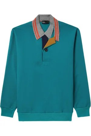Kolor Patchwork-detail polo shirt