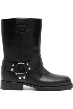 Tory Burch Double T biker boots