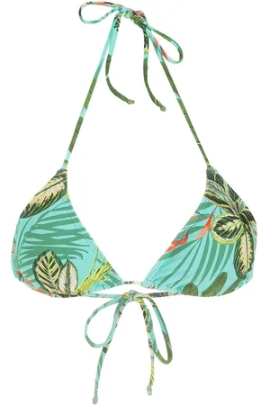 Lygia & Nanny Ilana tropical print bikini top