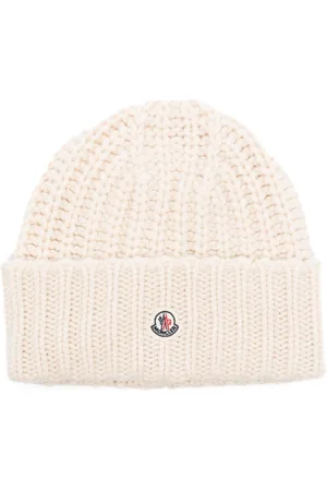 Moncler Logo-patch knitted beanie