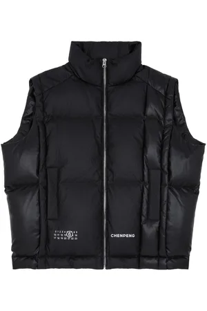 Maison Margiela X Chen Peng numbers-logo padded gilet