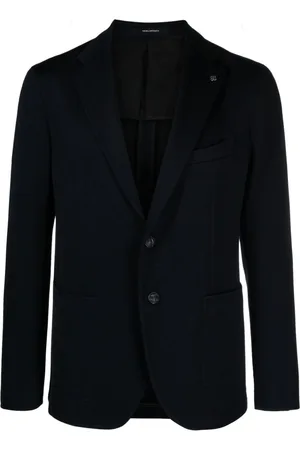 TAGLIATORE Single-breasted jersey blazer