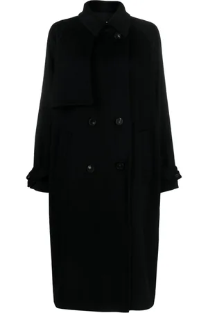 ALBERTO BIANI Double-breasted virgin-wool coat