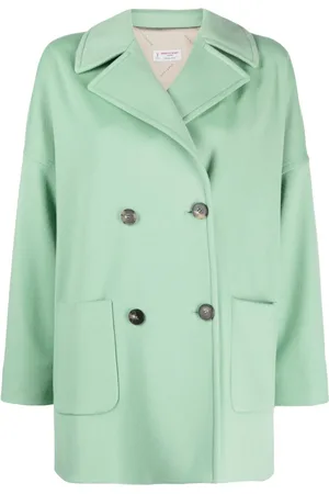 ALBERTO BIANI Double-breasted virgin wool coat