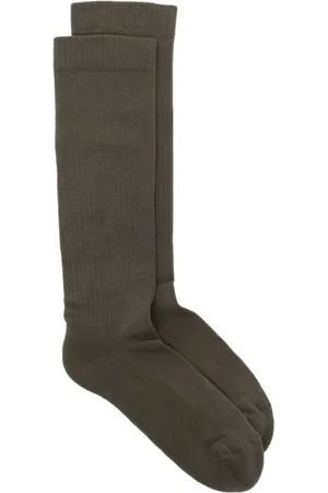 Rick Owens Luxor logo-intarsia socks