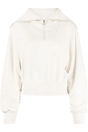 Izzue Logo-patch half-zip sweatshirt