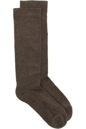 Rick Owens Luxor logo-intarsia socks