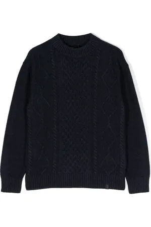FAY Cable-knit wool jumper