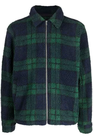 Holzweiler Checkered recycled polyester shirt jacket