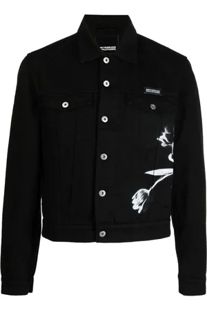 Honey Fucking Dijon Logo-patch cotton jacket