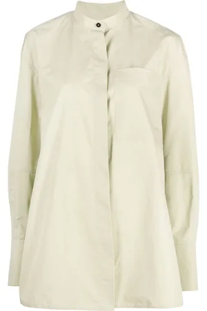 Jil Sander Collarless cotton shirt