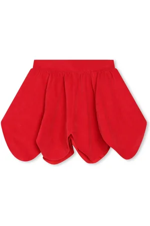 Kenzo Logo-embroidered stretch-cotton skirt