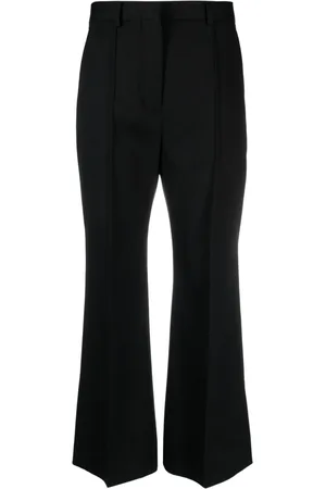 Lanvin Flared cropped wool trousers