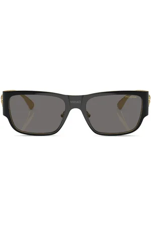 VERSACE Logo-plaque tinted sunglasses