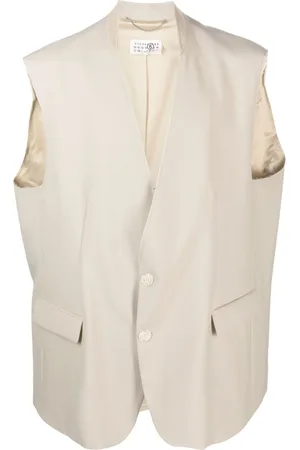Maison Margiela V-neck button-fastening waistcoat