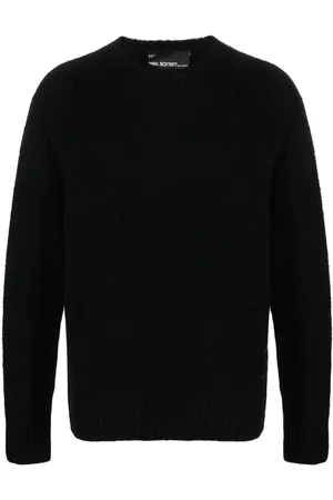 Neil Barrett Chunky-knit logo-embroidered jumper