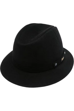 Borsalino Logo-patch felted trilby