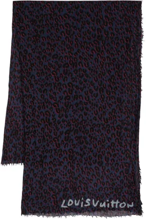 LOUIS VUITTON Cheetah print scarf