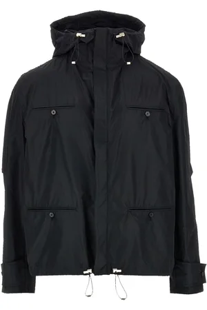Salvatore Ferragamo Drawstring-hem hooded jacket
