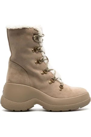 Moncler Resile Trek suede boots
