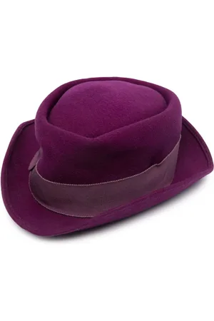 Moschino 2000s bow-detailed wool hat