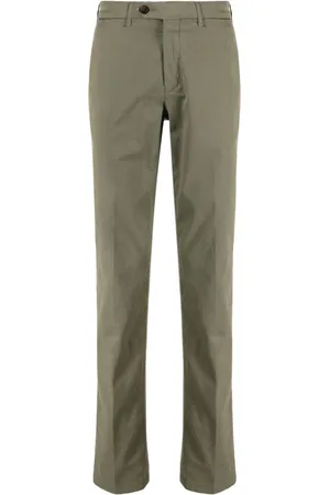 CANALI Mid-rise straight-leg chino trousers