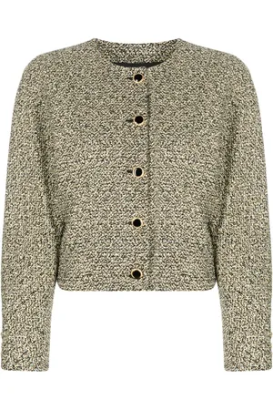 Alessandra Rich Sequin-embellished tweed jacket