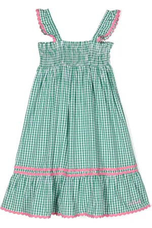 MC2 SAINT BARTH Checked A-line dress