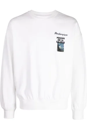 Musium Div. Painterly-print jersey sweatshirt