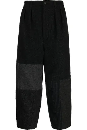 Comme des Garçons Patchwork drop-crotch trousers
