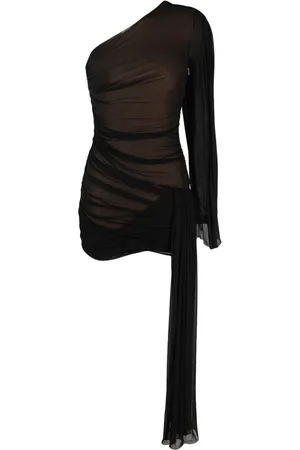 DION LEE Hosiery draped minidress