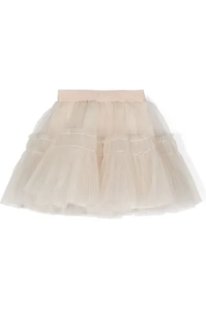 MONNALISA Tulle circle skirt