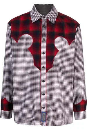Maison Margiela X Pendleton yoke gingham shirt