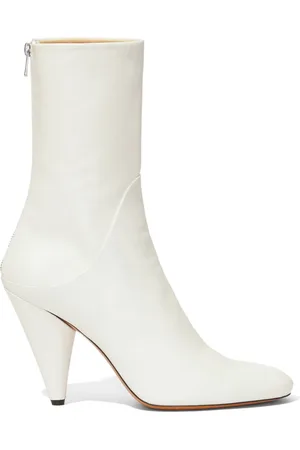 Proenza Schouler Cone 85mm leather ankle boots