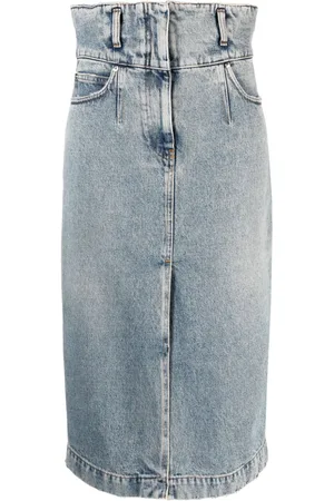 IRO Letala belted midi skirt