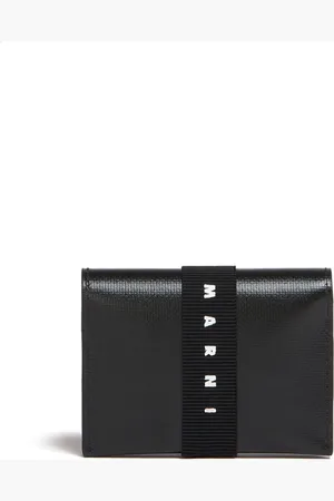 Marni Logo-print strap card holder