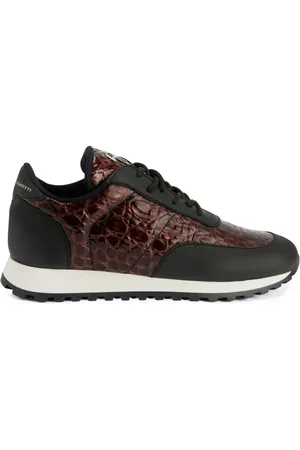 Giuseppe Zanotti Jimi Running crocodile-embossed sneakers
