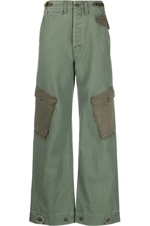 Mother The G.I. Jane Greaser Nerdy straight-leg trousers
