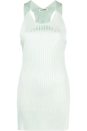 Jil Sander Sleeveless ribbed-knit top