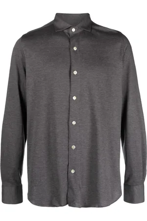 Finamore Long-sleeve cotton shirt