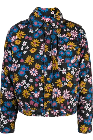 ERL Floral-print cotton jacket