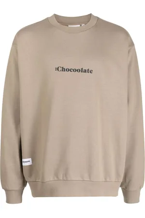 Chocoolate Logo-print cotton sweatshirt