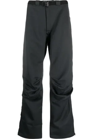 GR10K Titanus Arc wool straight-leg trousers