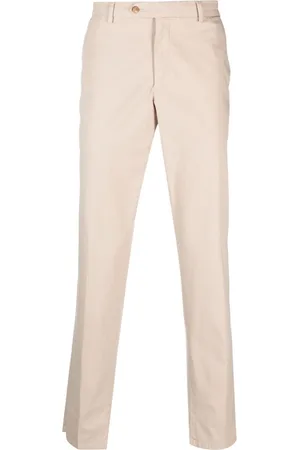 LARDINI Slim-fit cotton blend chinos