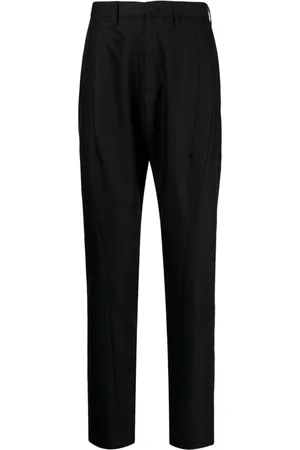 JULIUS Straight-leg glittery tailored trousers
