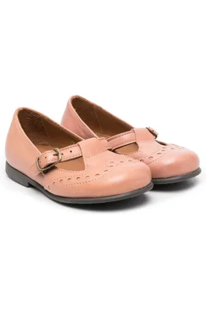 PèPè Round-toe leather ballerinas