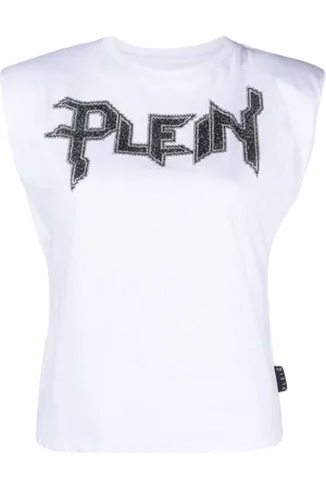Philipp Plein Logo-embellished cotton tank top