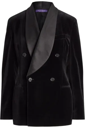 Ralph Lauren Double-breasted velvet blazer